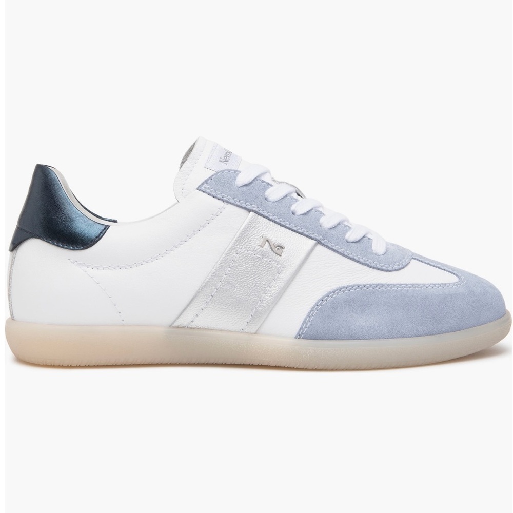 Nero Giardini Mixed Leather Low-Top Sneakers